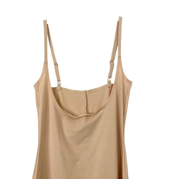 Wacoal  Beyond Naked‎ Cotton Blend Open Bust Thigh Shaper Sz M nude - Picture 3 of 7